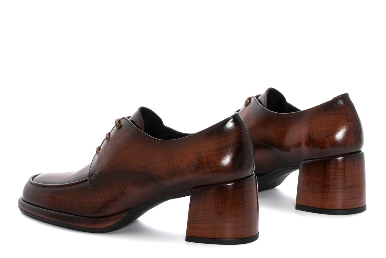 ZAPATO TACON EMILIA NEPAL LEGNO - Image 3