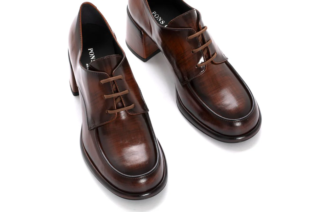 ZAPATO TACON EMILIA NEPAL LEGNO - Image 4