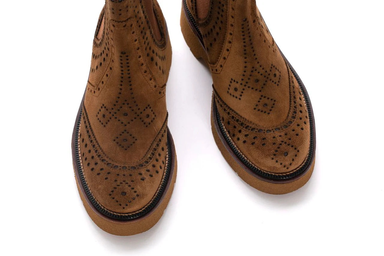 BOTIN PLATAFORMA JIMMY VELOUR TOFFE - Image 4