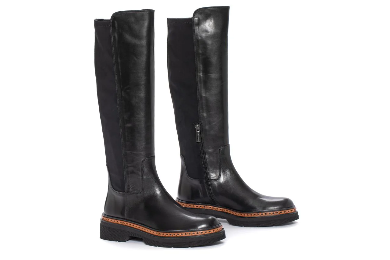 BOTA PLATAFORMA YANNY BABY CALF NEGRO - Image 3
