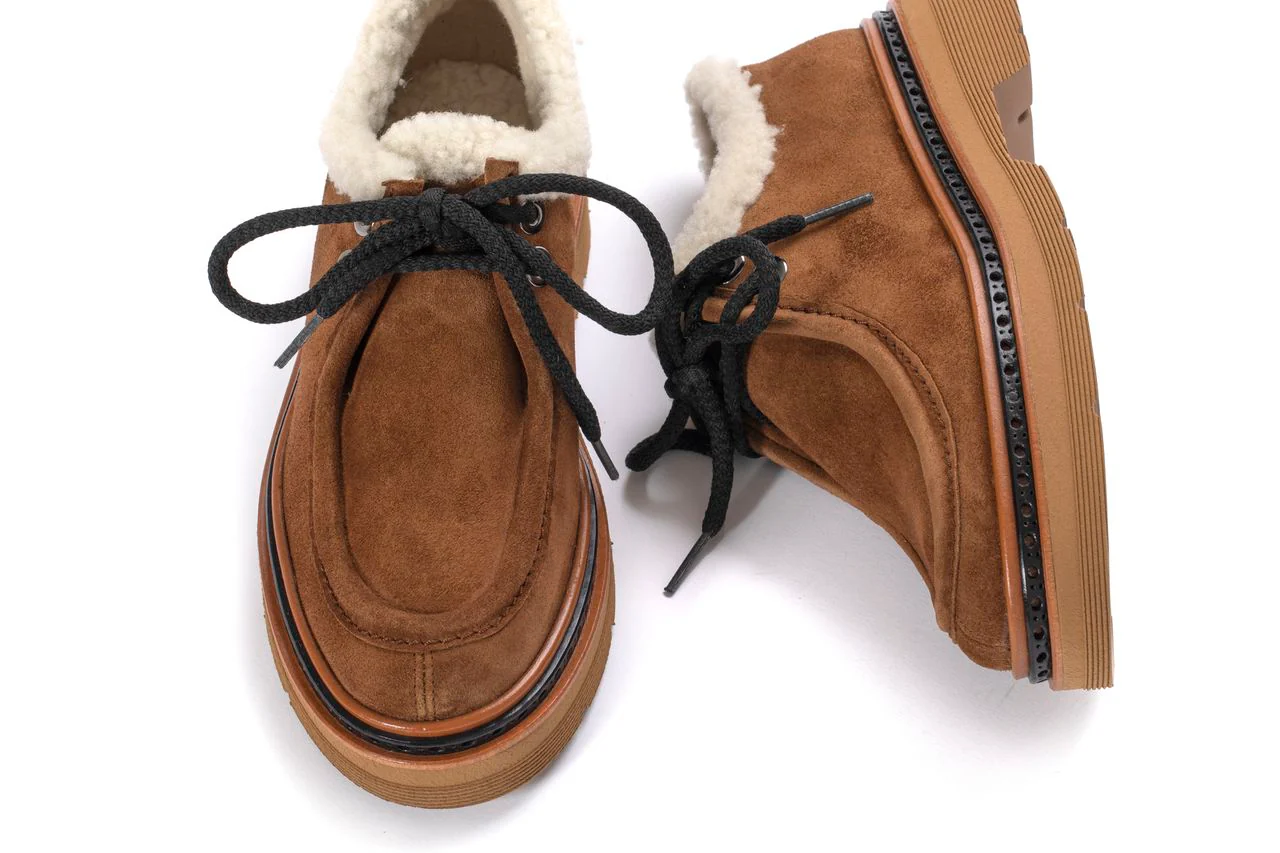 BLUCHER PLATAFORMA YANNY VELOUR TOFFE - Image 6