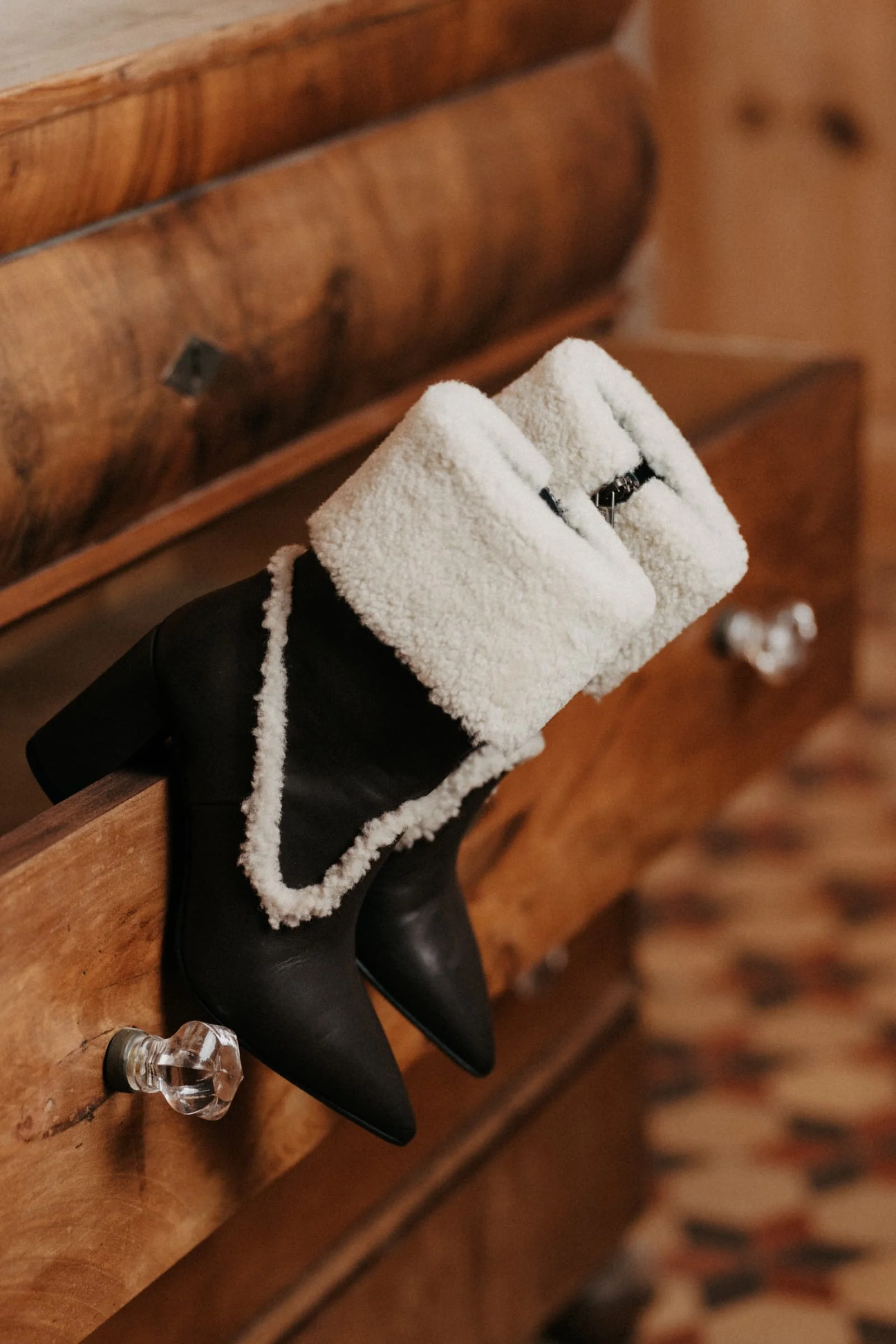 BOTIN TACON APRIL BABY CALF EXPRESS + MOUTON BEIGE - Image 4