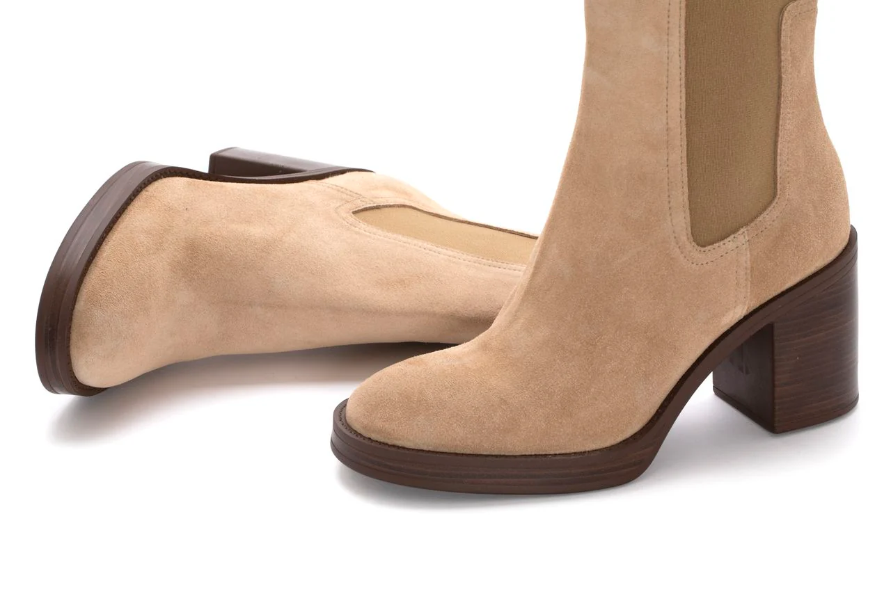 BOTIN TACON MABEL VELOUR CAMEL - Image 4