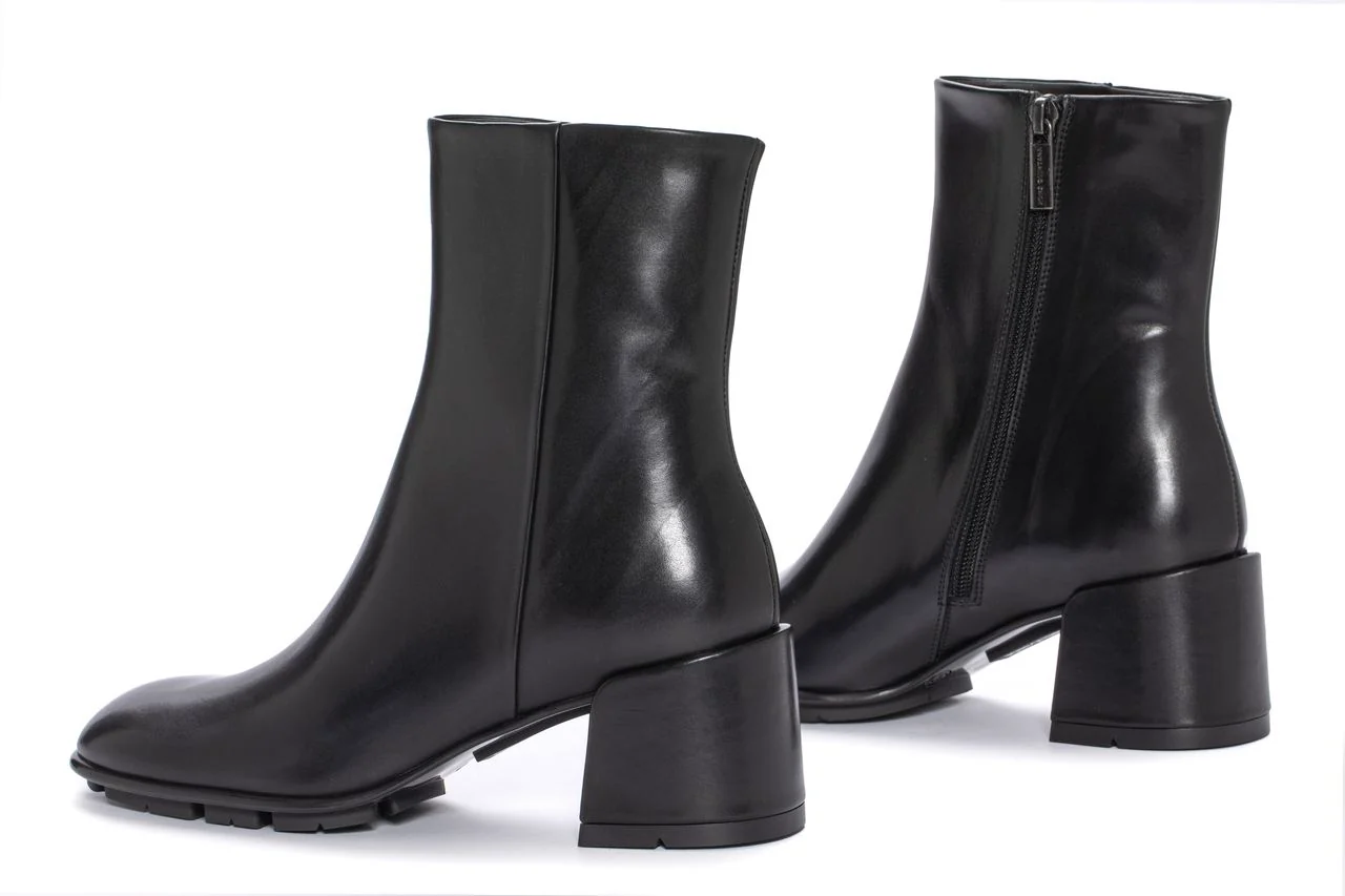BOTIN TACON VICHY BABY CALF NEGRO - Image 3