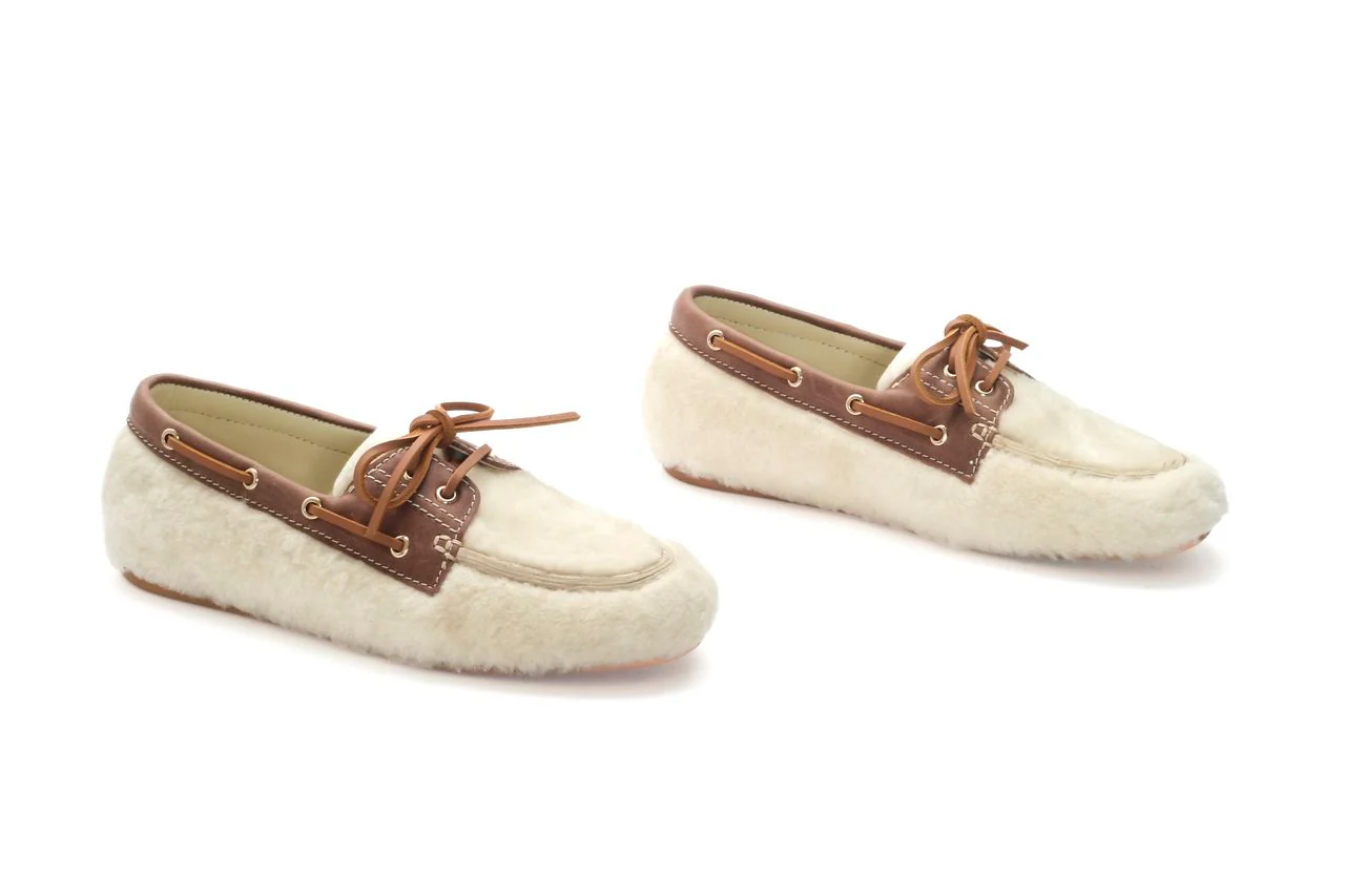 MOCASIN NAUTICO LINA MOUTON BEIGE+MAKETE TOFFE - Image 2