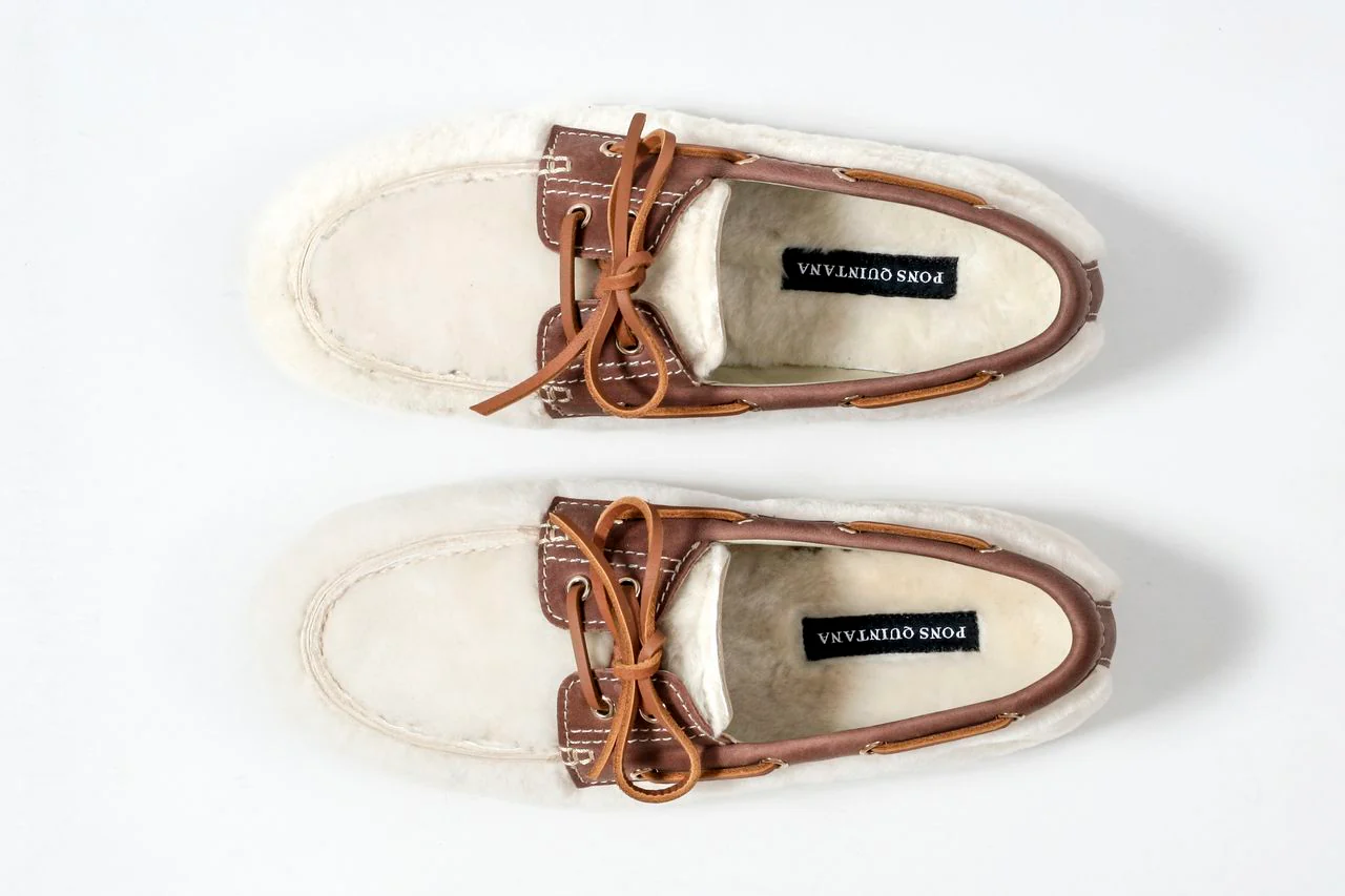MOCASIN NAUTICO LINA MOUTON BEIGE+MAKETE TOFFE - Image 4