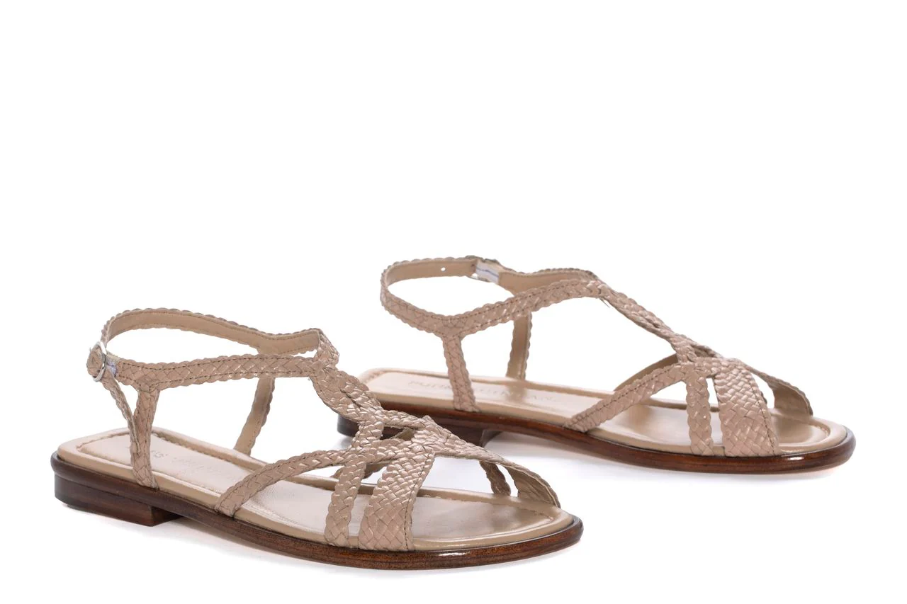 SANDALIA PLANA TINA TAUPE - Image 2