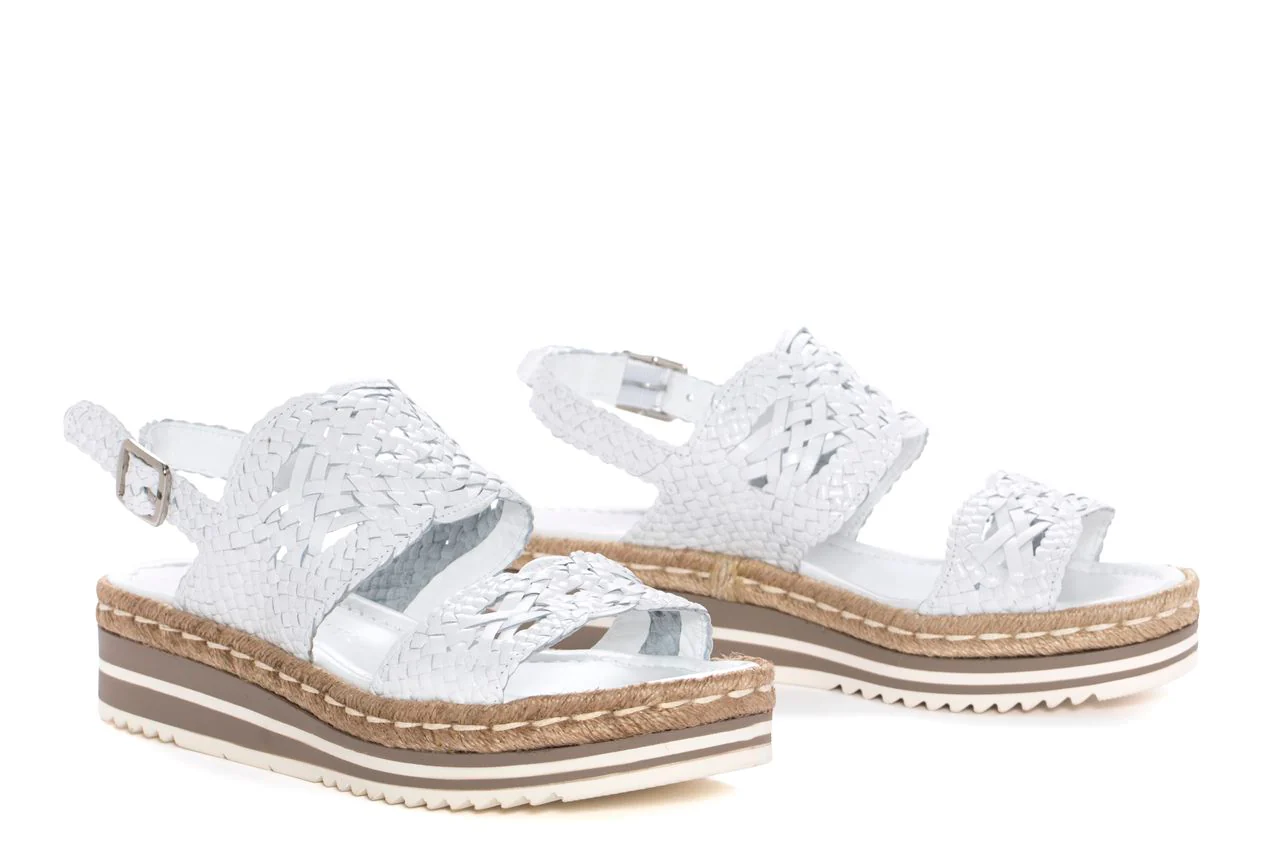 SANDALIA PLATAFORMA MILAN BLANCO - Image 3
