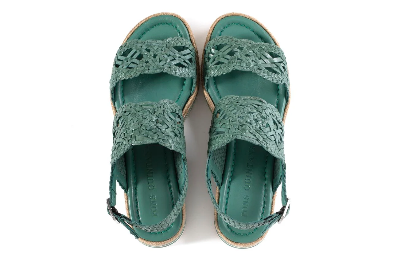 SANDALIA PLATAFORMA MILAN PETROL - Image 2