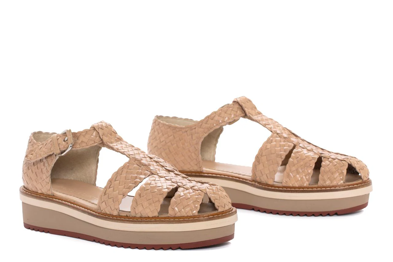 SANDALIA PLATAFORMA VIRGIN TAUPE - Image 3