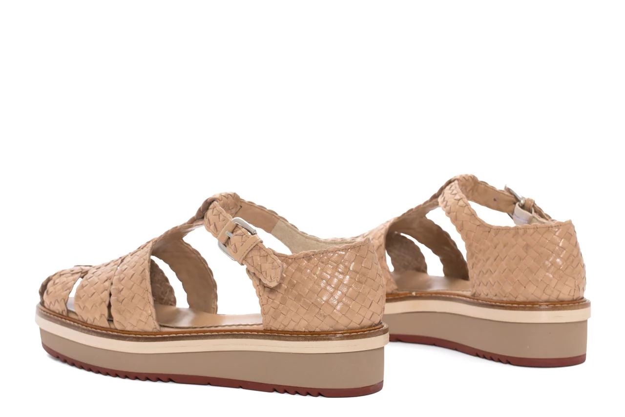 SANDALIA PLATAFORMA VIRGIN TAUPE - Image 4