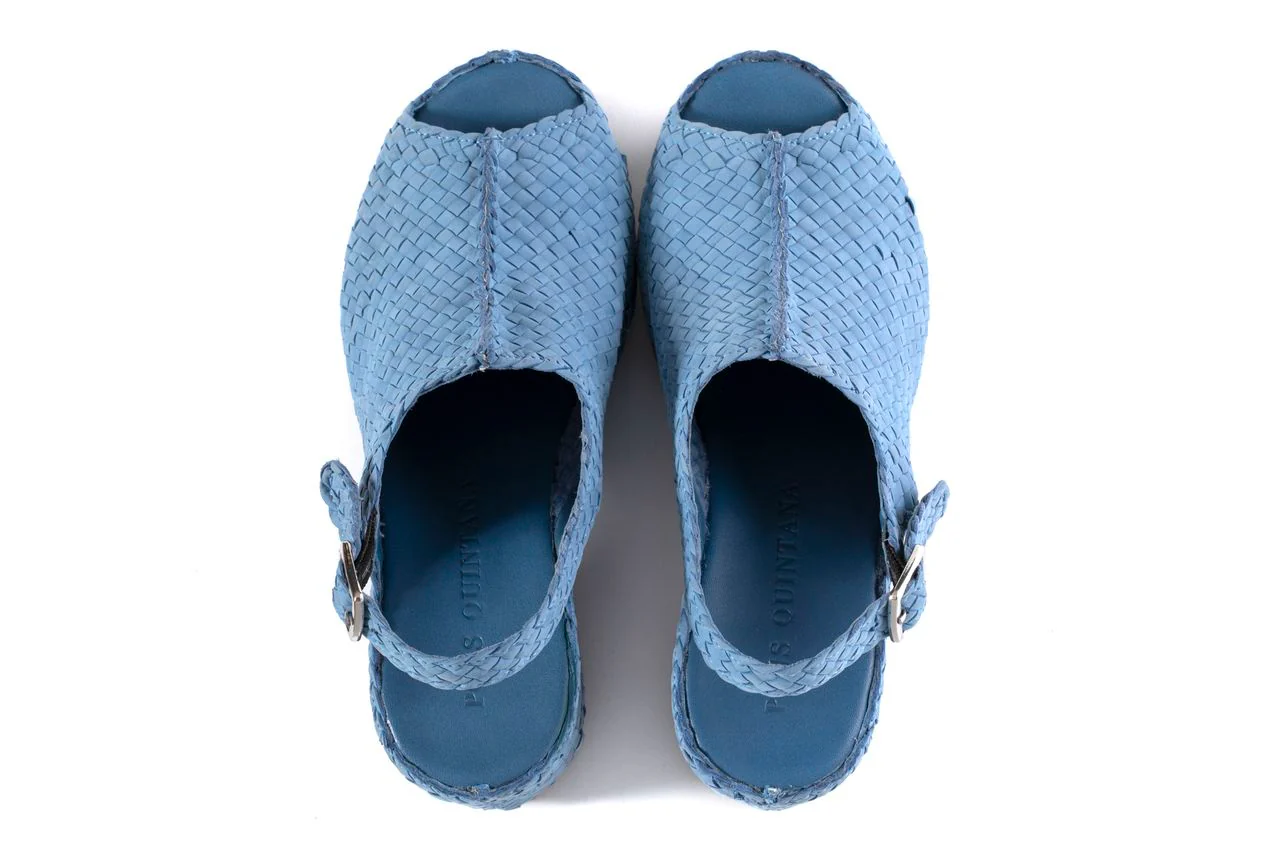 SANDALIA PLATAFORMA DELHI VELVET JEANS - Image 4