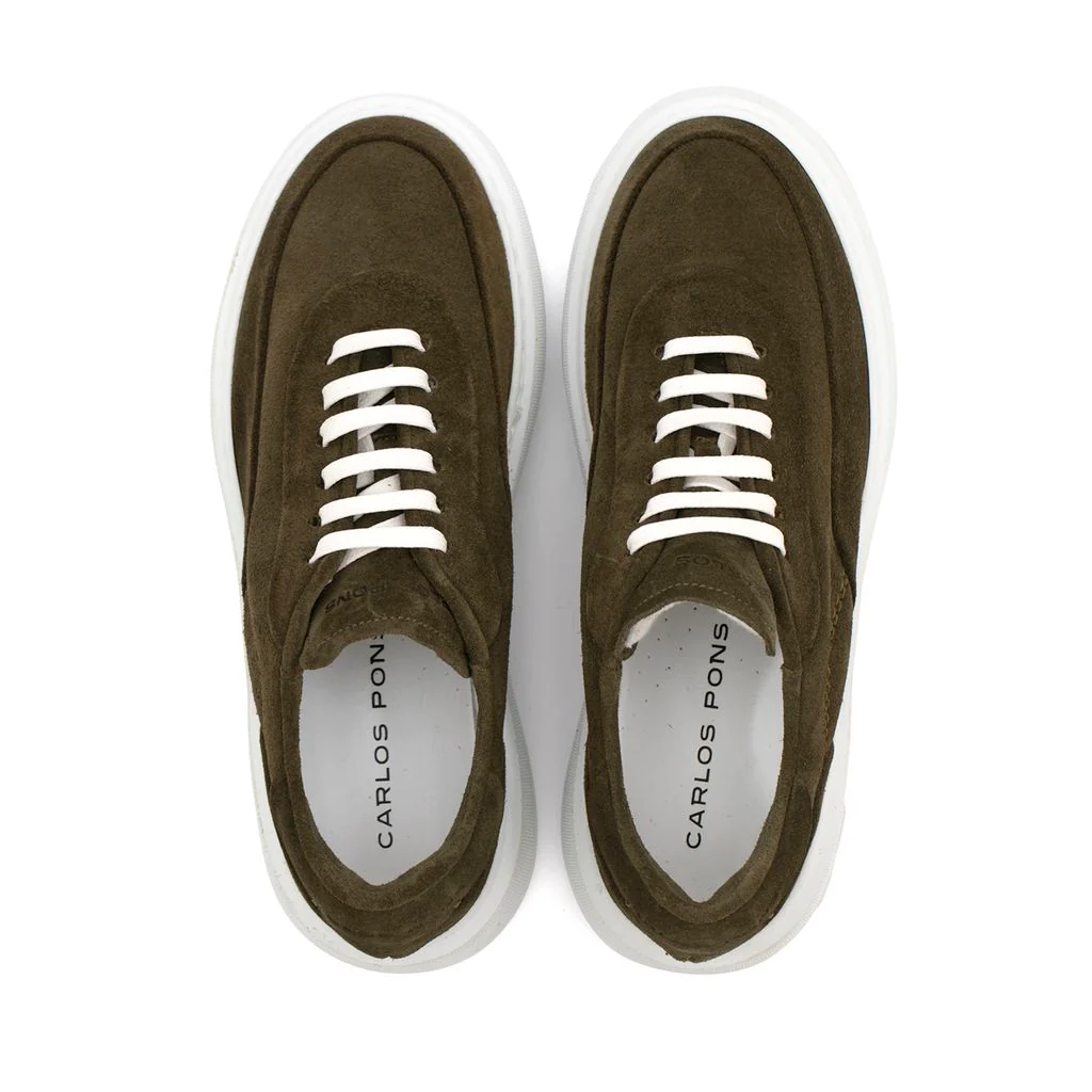 SNEAKER MALAYA VELOUR OLIVA - Image 4