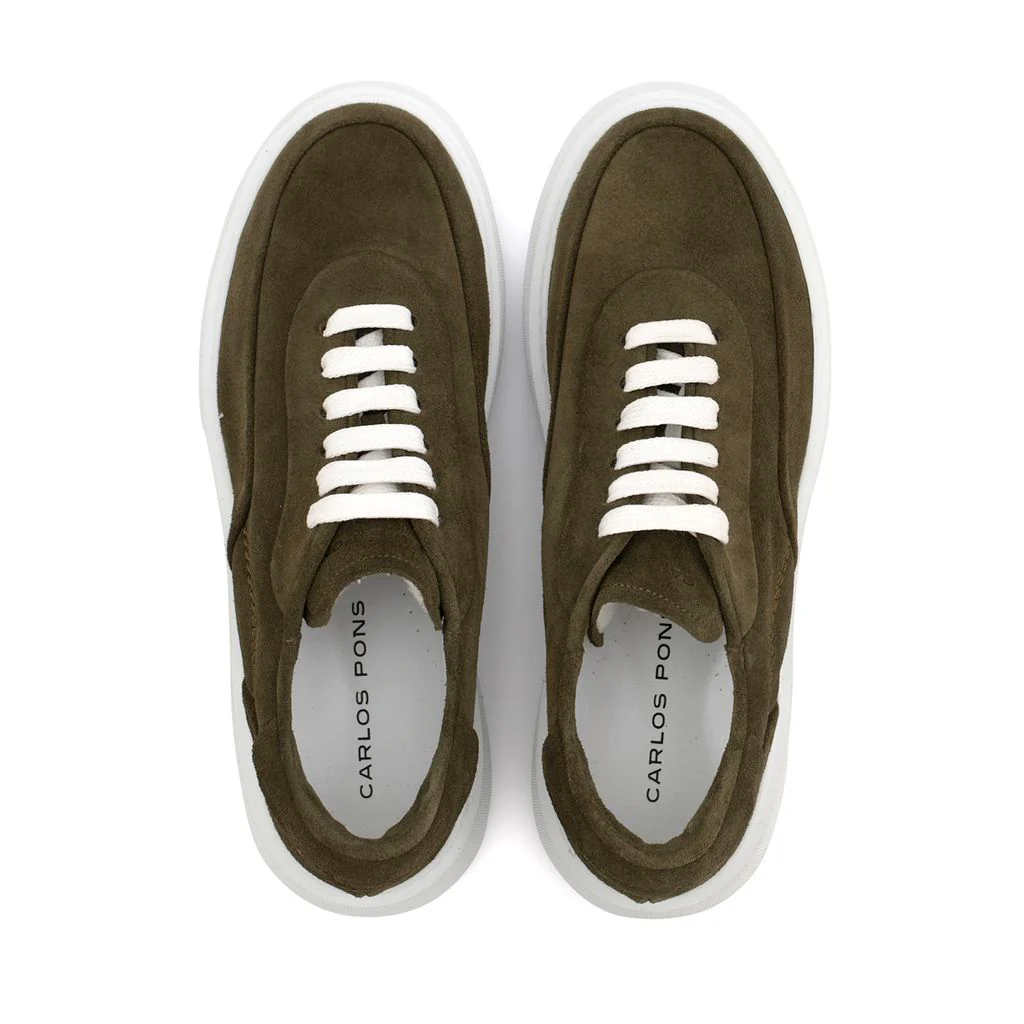 SNEAKER MALAYA VELOUR OLIVA - Image 4