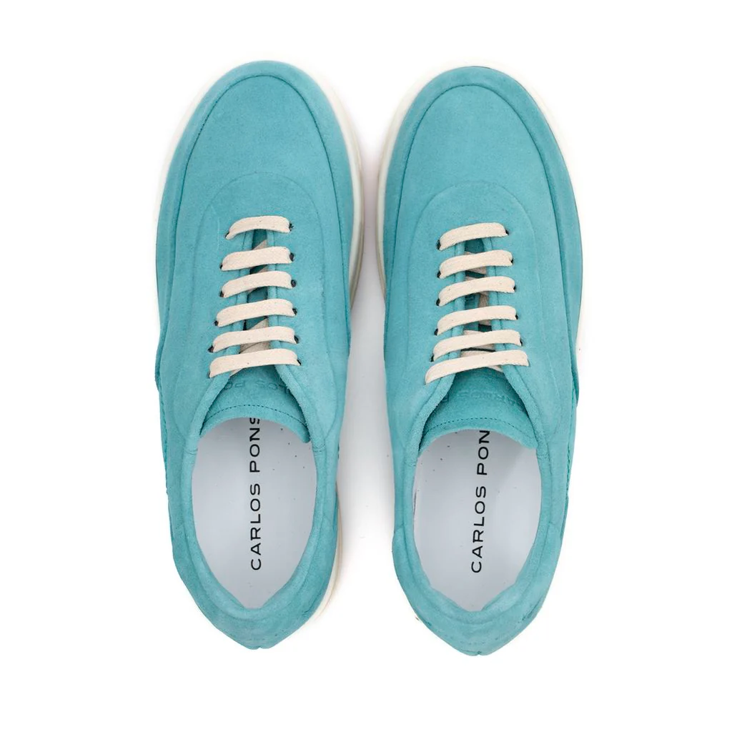 SNEAKER AMBER VELOUR CELESTE - Image 4