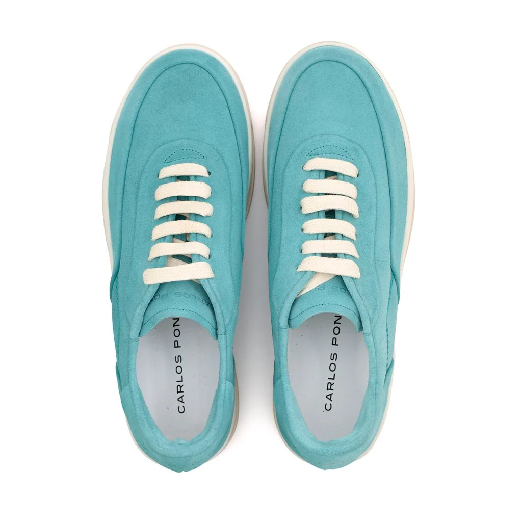 SNEAKER AMBER VELOUR CELESTE - Image 4