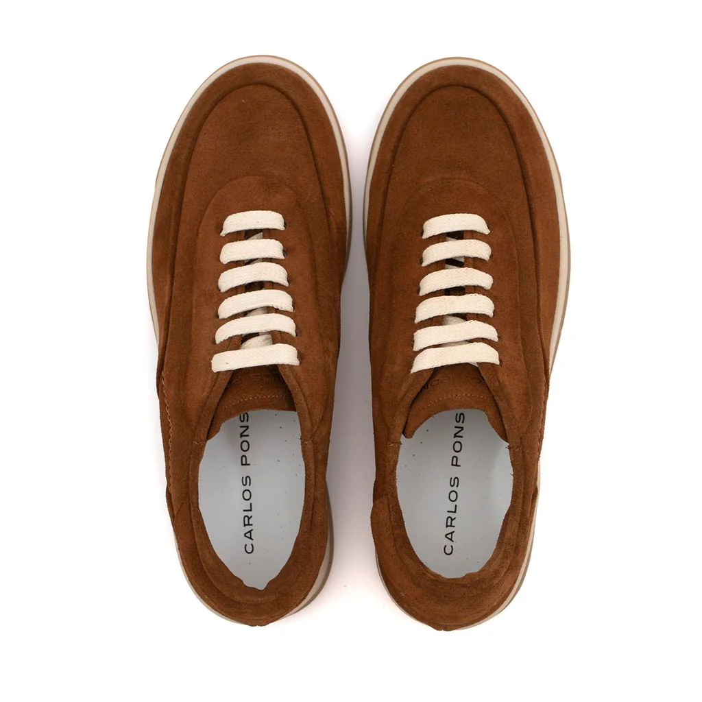 SNEAKER AMBER VELOUR TABACO - Image 4