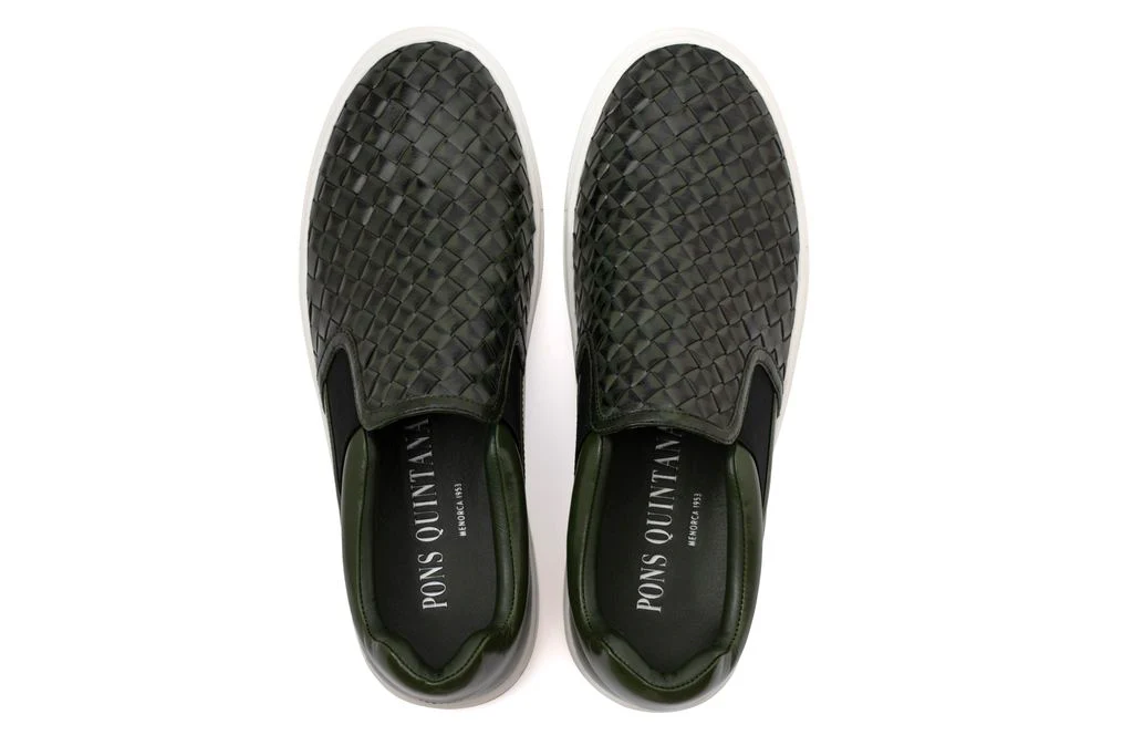 ZAPATO DEPORTIVO M001 TRENZADO VERDE - Image 4