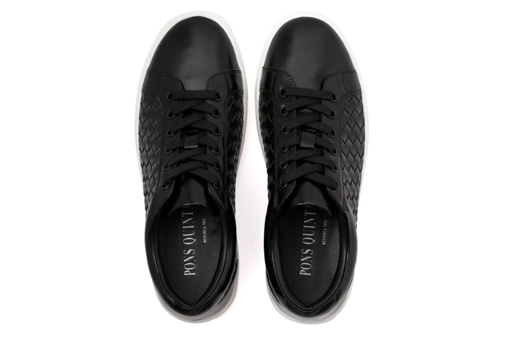 ZAPATO DEPORTIVO M002 TRENZADO NEGRO - Image 4