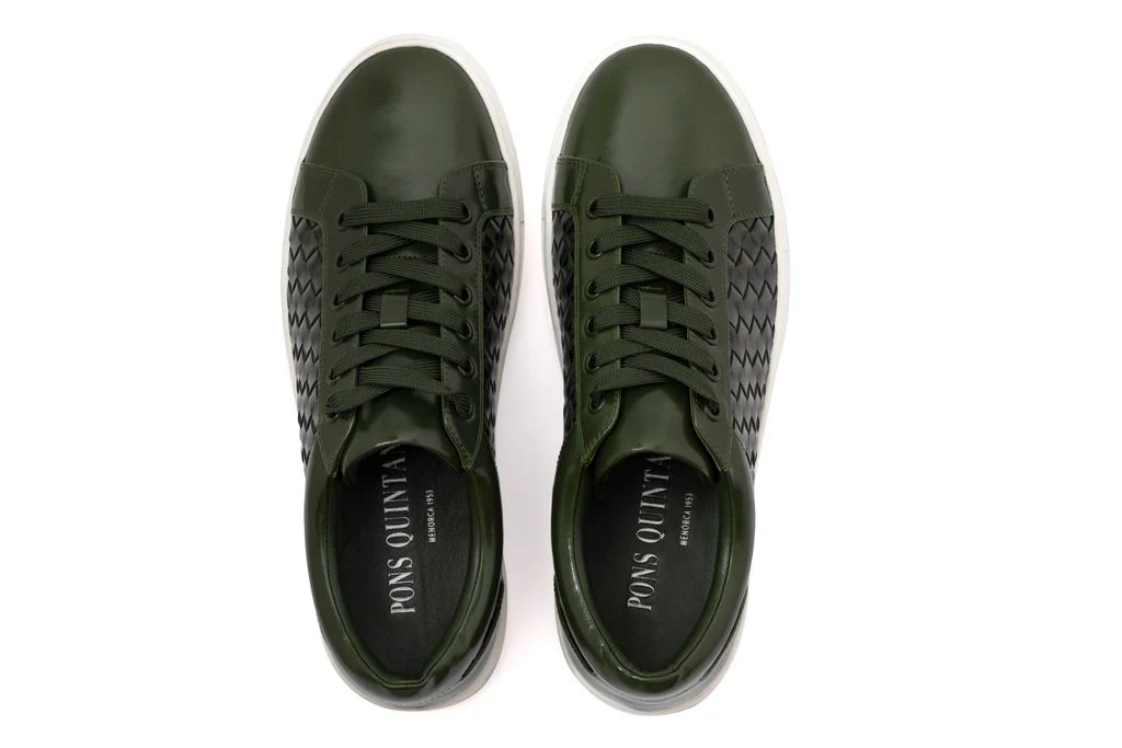 ZAPATO DEPORTIVO M002 TRENZADO VERDE - Image 4