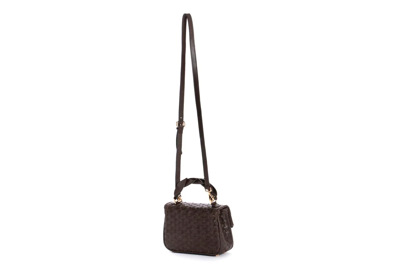 BOLSO DE MANO MINI V158 CAFE - Image 2