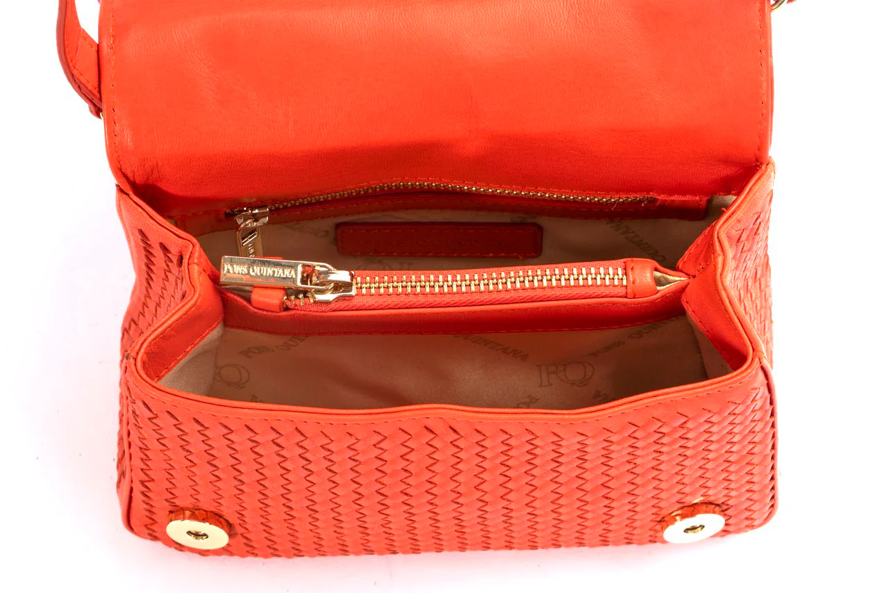 BOLSO DE MANO MINI V201 MANDARINA - Image 3