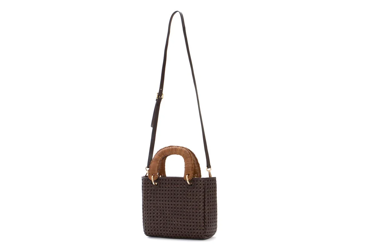 BOLSO DE MANO MINI V247 CAFE - Image 2