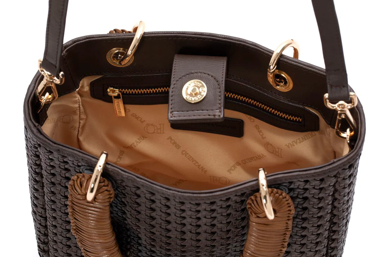 BOLSO DE MANO MINI V247 CAFE - Image 3