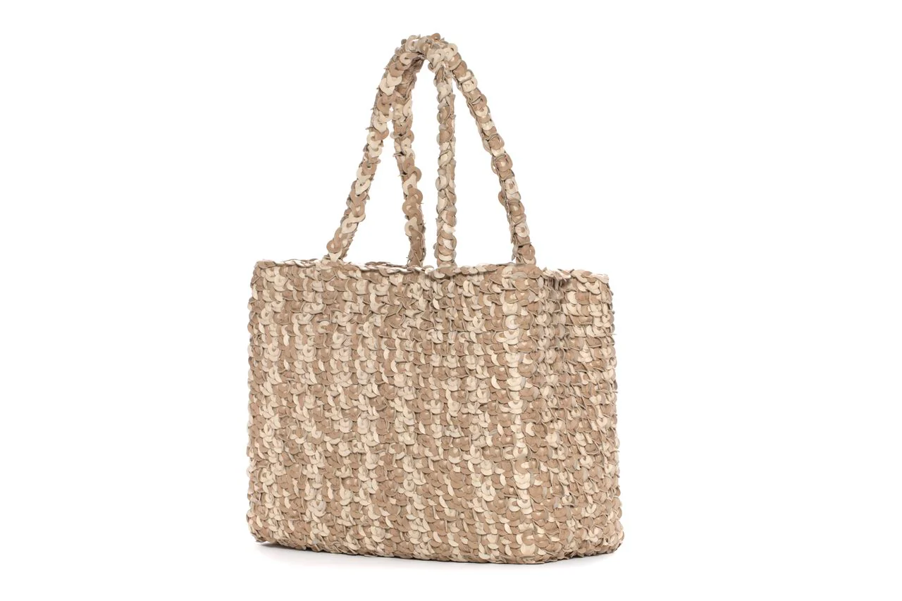 BOLSO DE HOMBRO V253 NAPA TAUPE+SALINAS - Image 2
