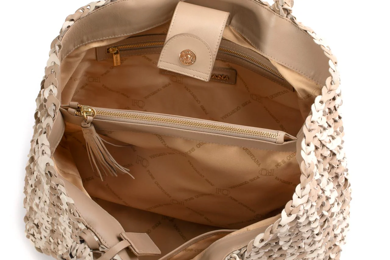BOLSO DE HOMBRO V253 NAPA TAUPE+SALINAS - Image 3