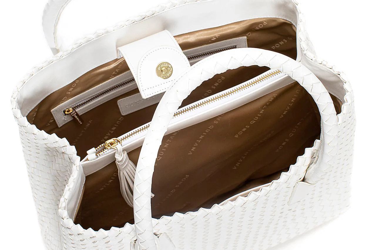 BOLSO SHOPPER V631 WET MILK - Image 3