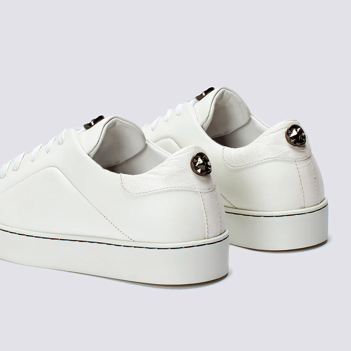 SNEAKER JADE NAPA BLANCO + COCCO BLANCO - Image 5