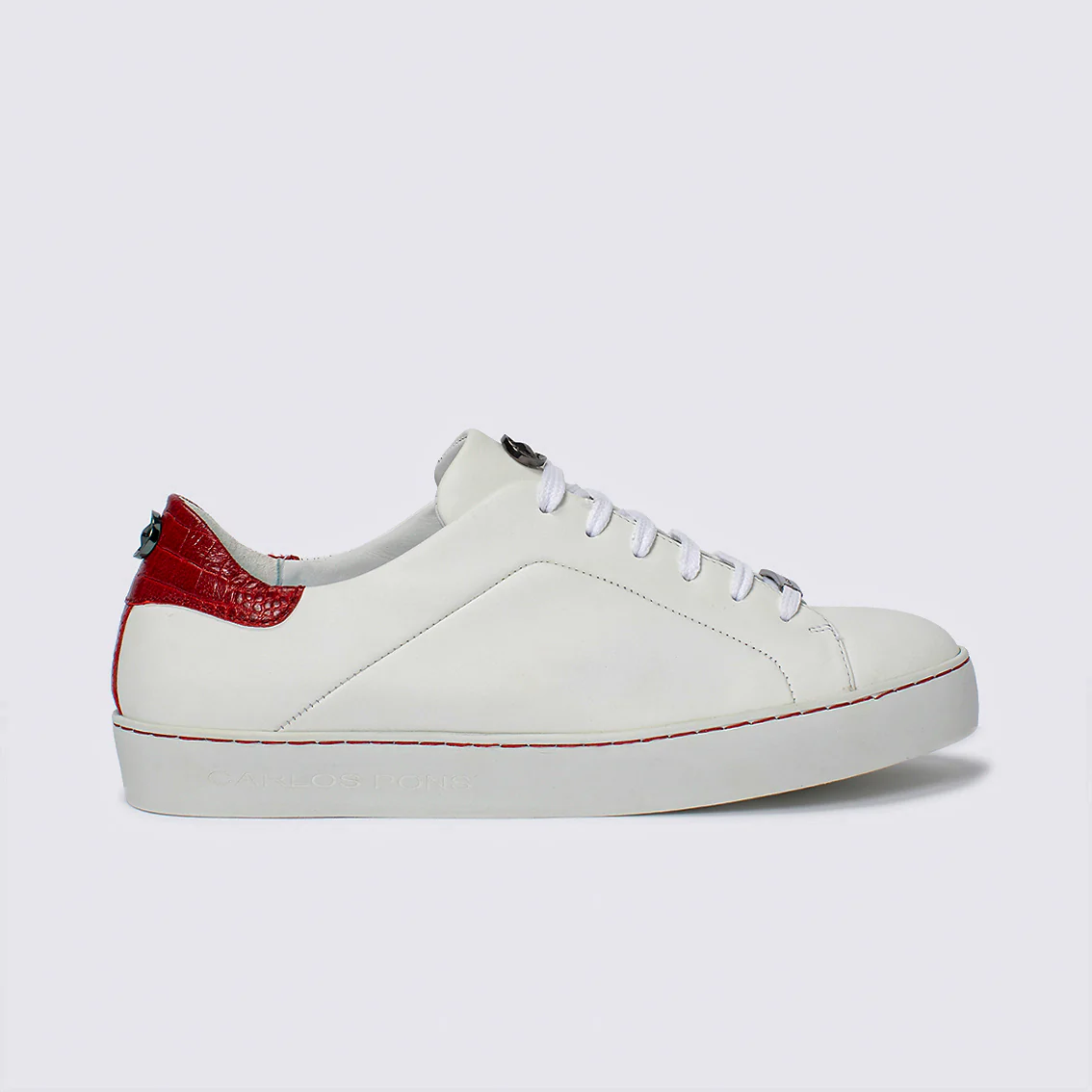 SNEAKER JADE NAPA BLANCO + COCCO CHILI - Image 2