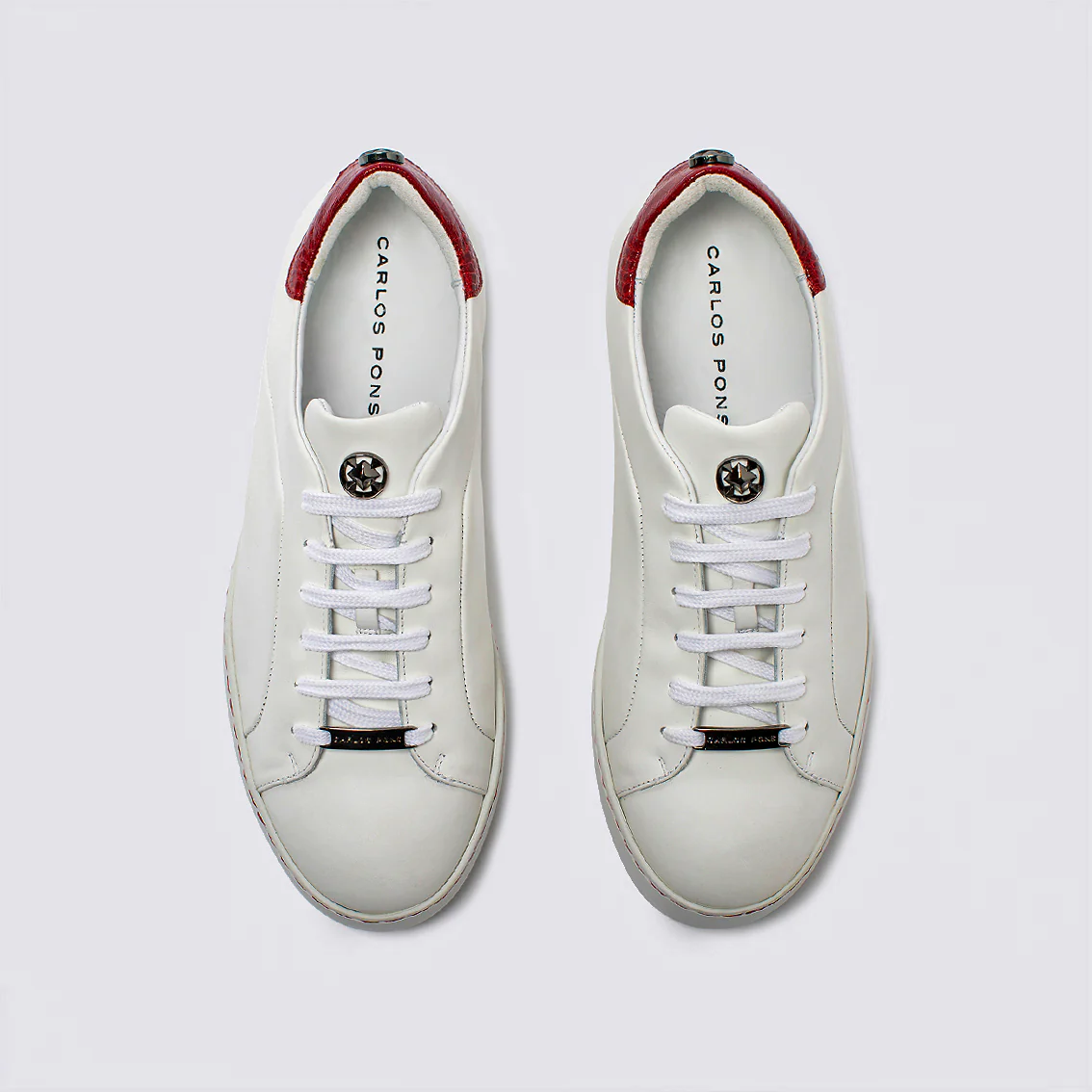 SNEAKER JADE NAPA BLANCO + COCCO CHILI - Image 5