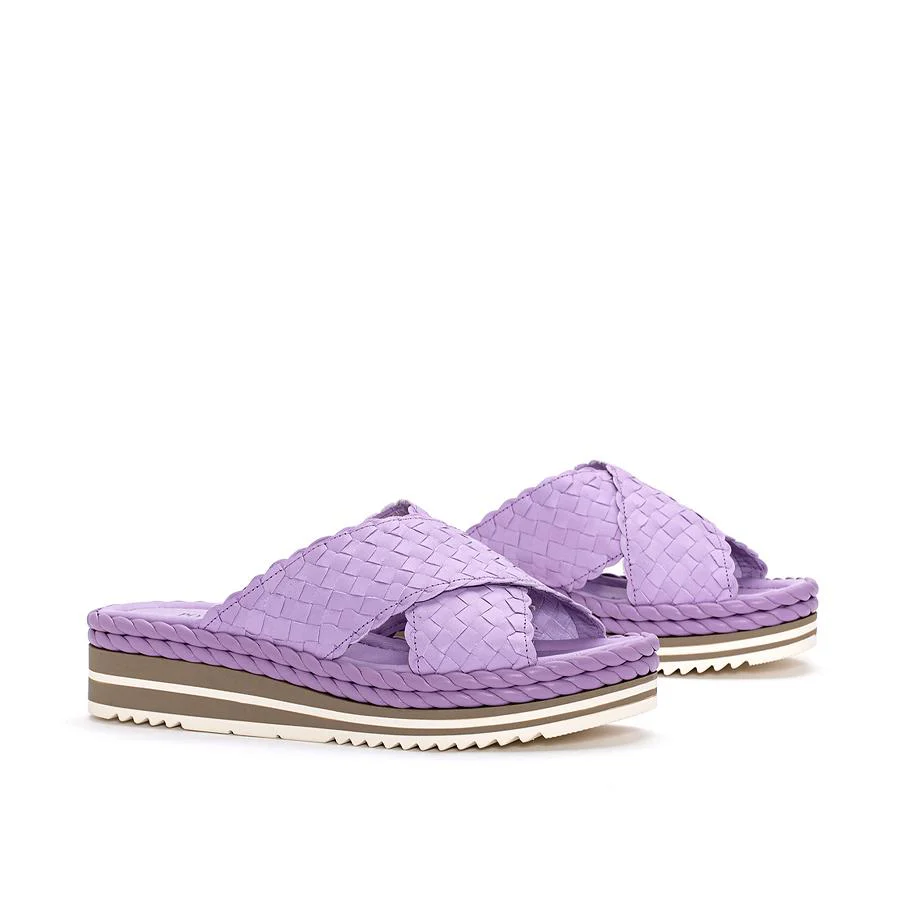 SANDALIA PLATAFORMA MILAN WET LAVANDA - Image 3