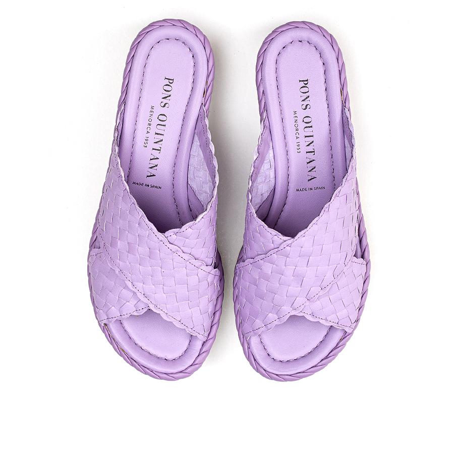 SANDALIA PLATAFORMA MILAN WET LAVANDA - Image 5