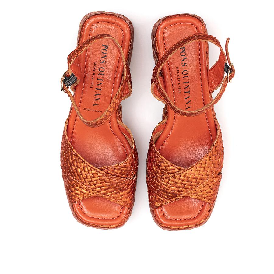 SANDALIA TACON GUINEA METAL ORANGE - Image 4