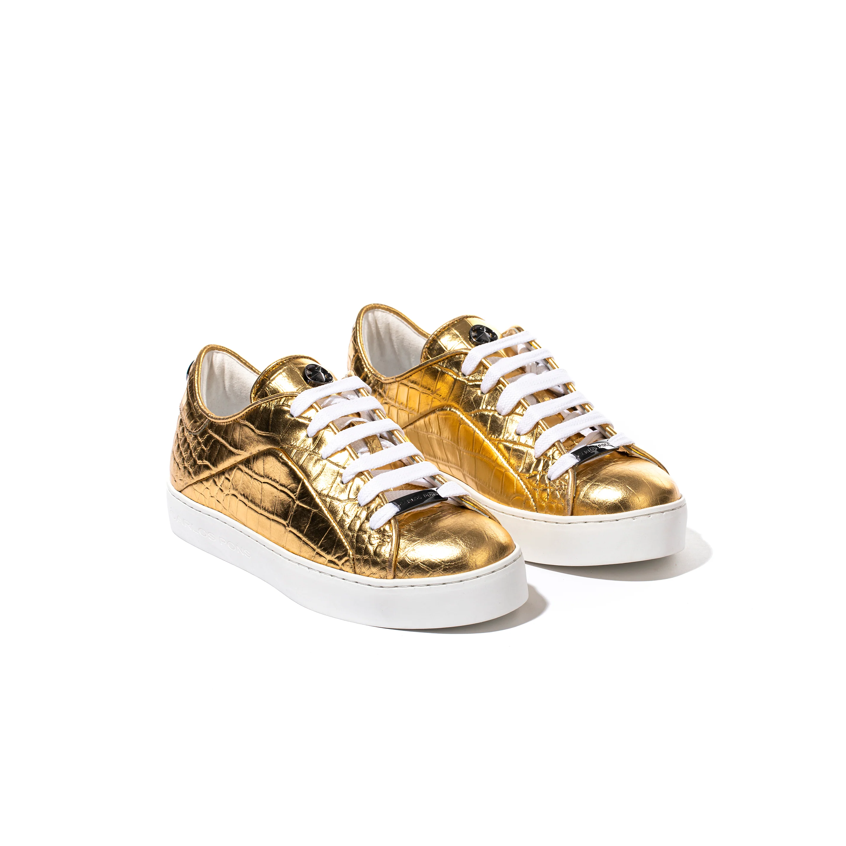 SNEAKER JADE COCCO ORO - Image 2