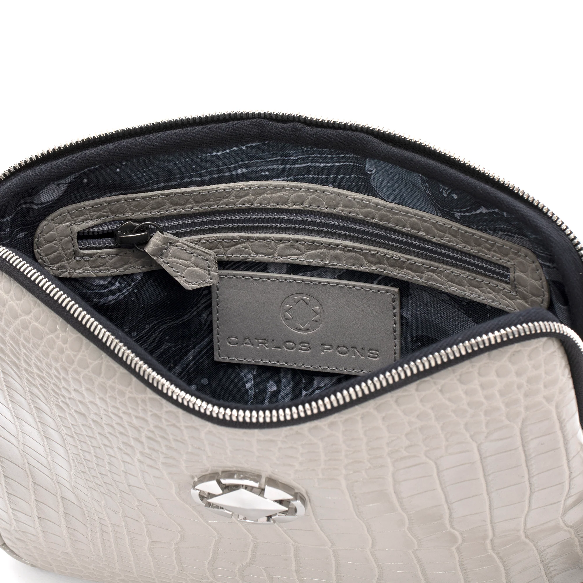 CARTERA DE MANO V146 COCCO GRIS - Image 2