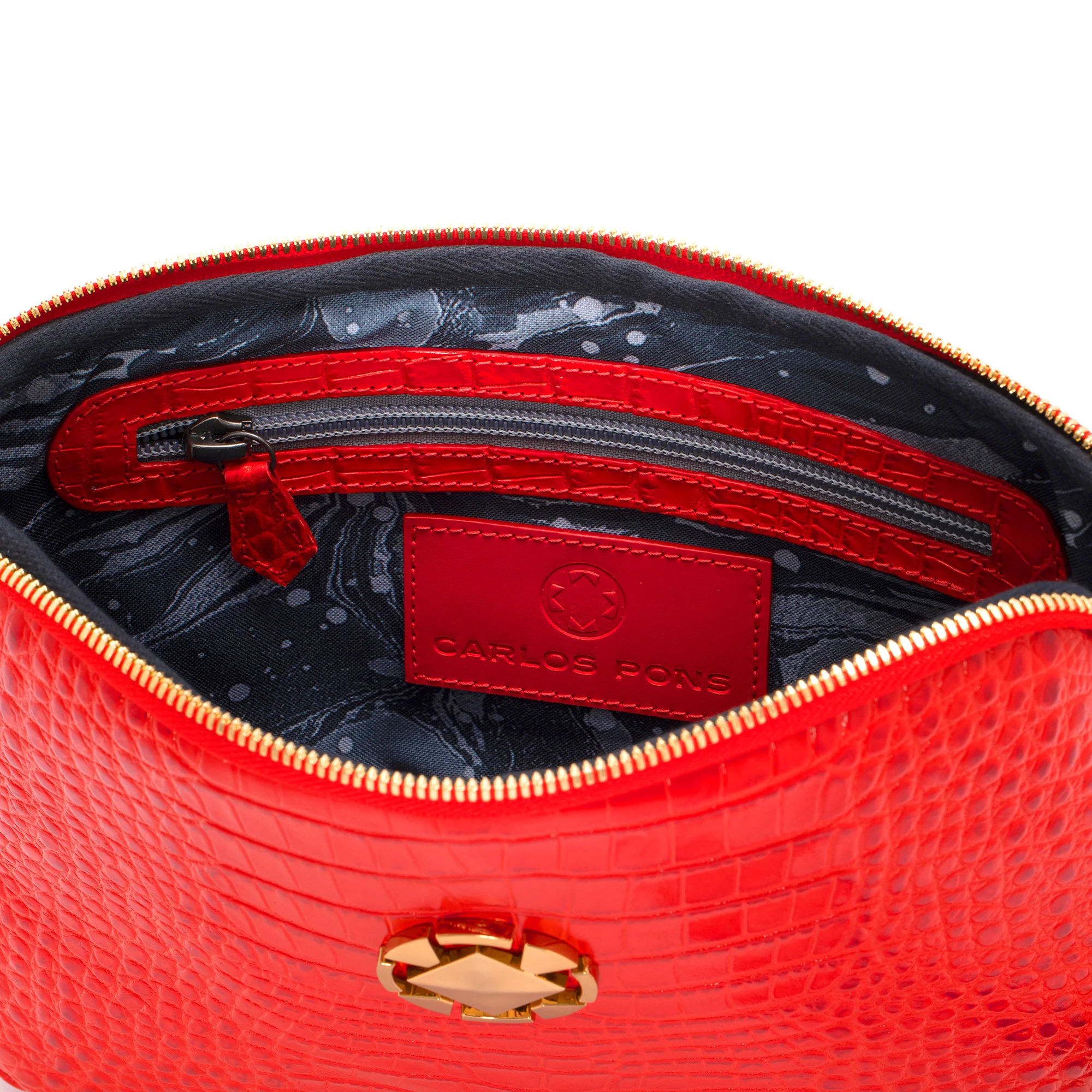 CARTERA DE MANO V146 COCCO ROJO - Image 2