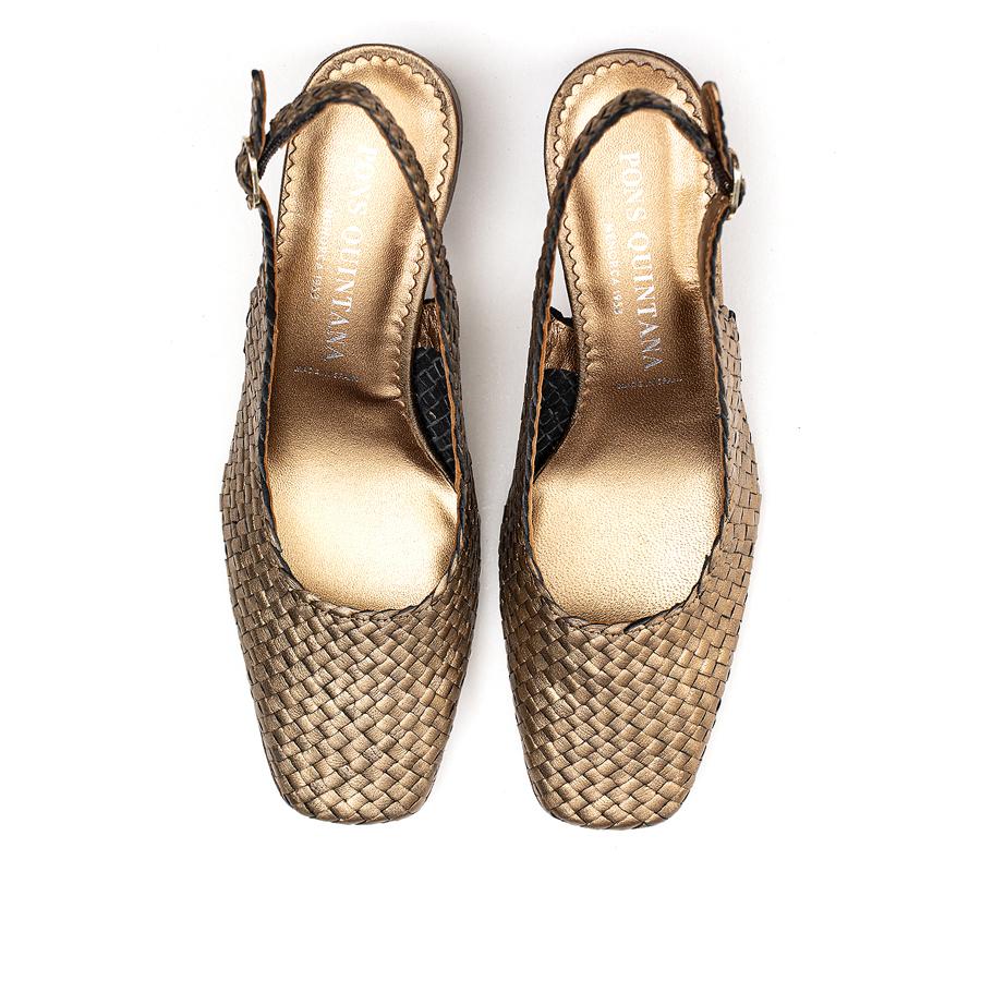 ZAPATO TACON JOIA METAL OASSI - Image 4