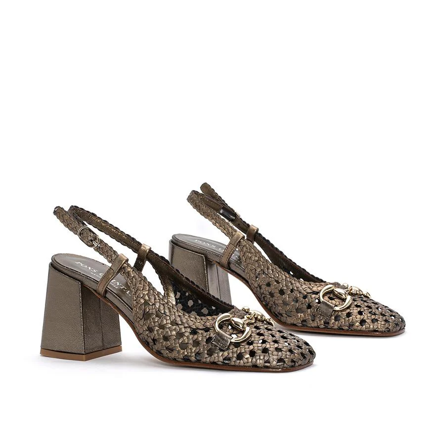 ZAPATO TACON OSAKA METAL COBRE - Image 3